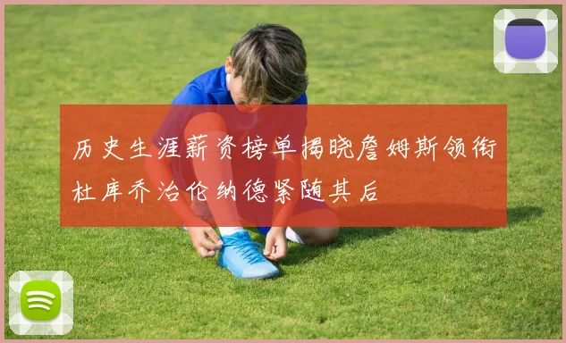 历史生涯薪资榜单揭晓詹姆斯领衔杜库乔治伦纳德紧随其后