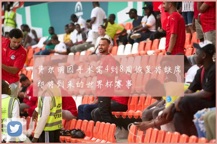 费尔明因手术需4到8周恢复将缺席即将到来的世界杯赛事
